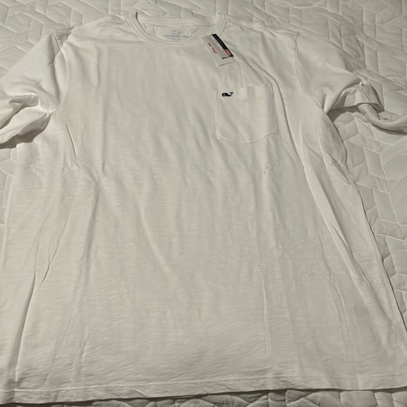 Vineyard Vines Men’s Slub T-Shirt XL White Cap NWT - Picture 2 of 7